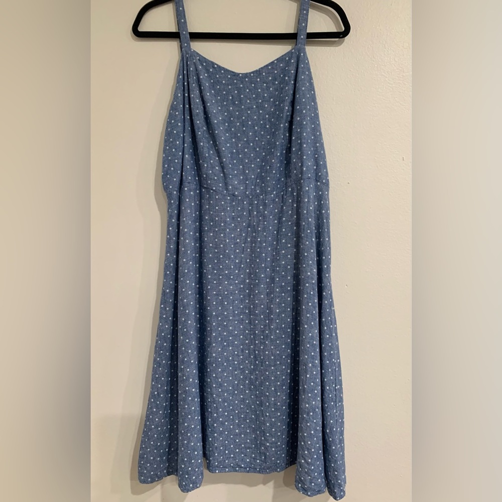 Blue Polka Dot Dress